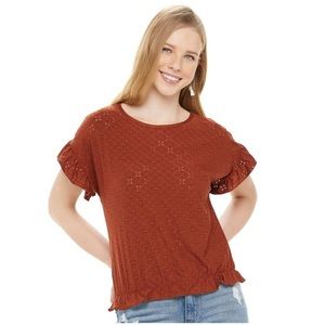 Kohl’s Ruffle blouse